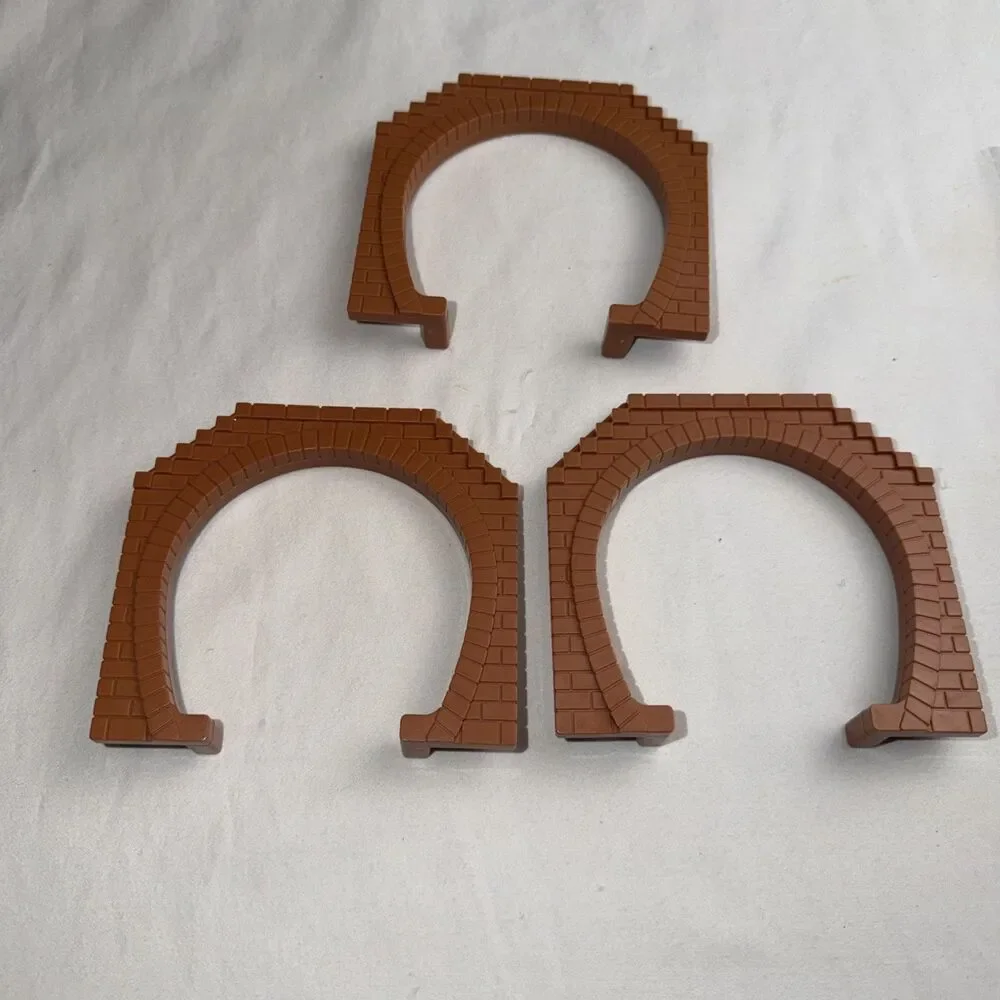 Replacement Brown Brick Tunnel Portals Train Track Sets Thomas Friends VTG